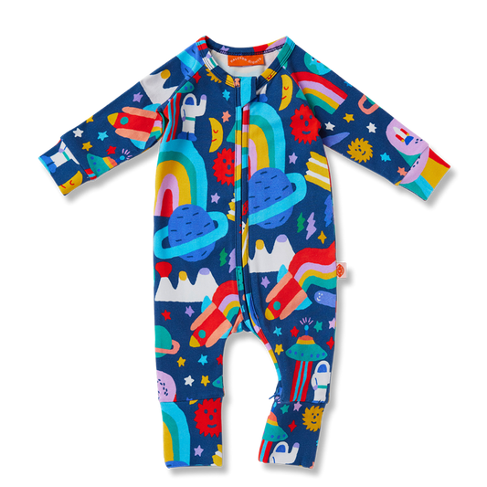 Rocket Ride Long Sleeve Romper