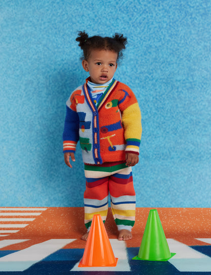 Fluffy Knit Cardigan / Beep Beep