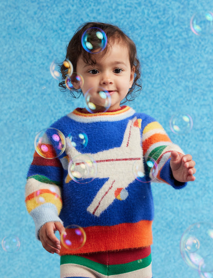 Fluffy Knit Jumper / Beep Beep