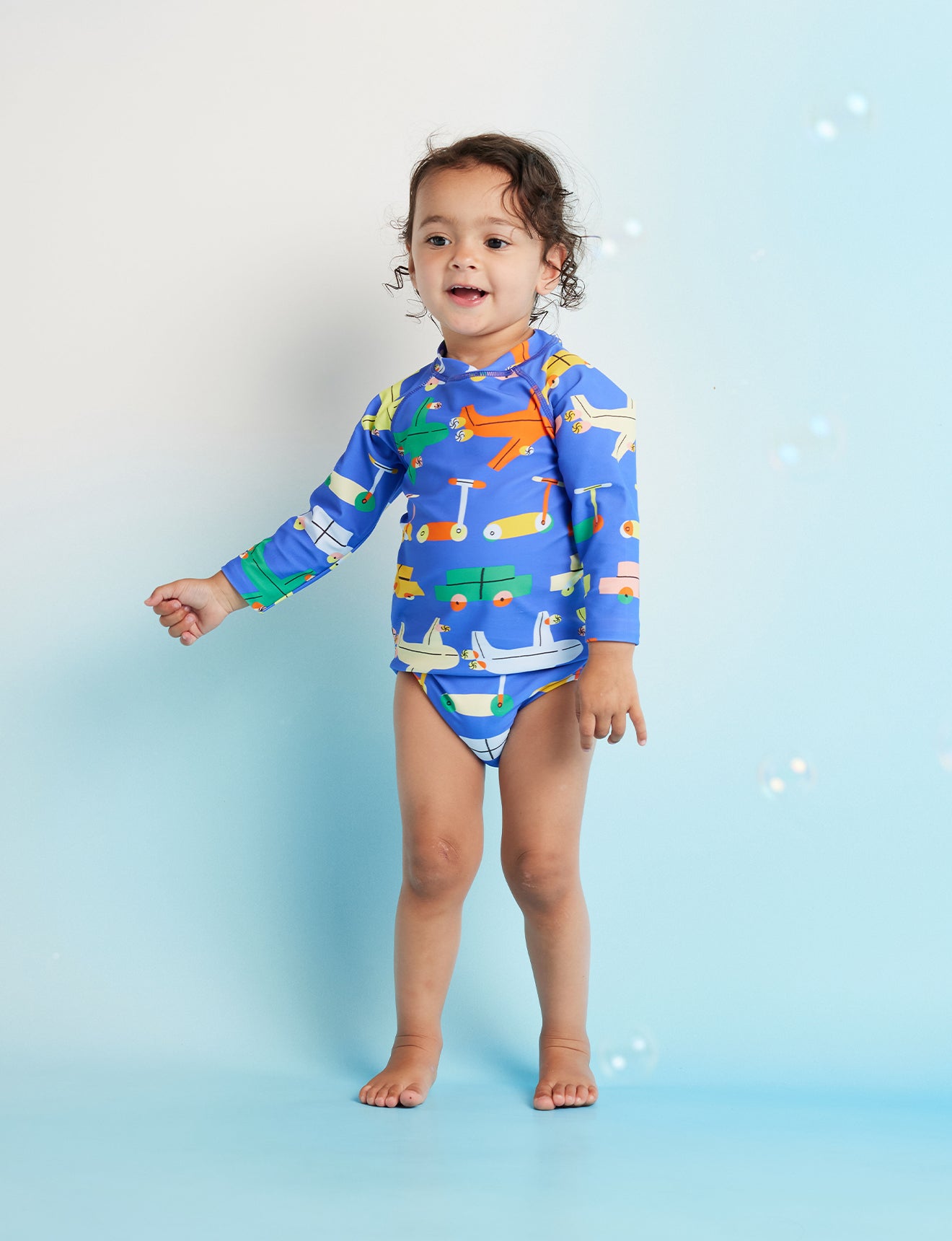 Long Sleeve Rash Vest / Beep Beep