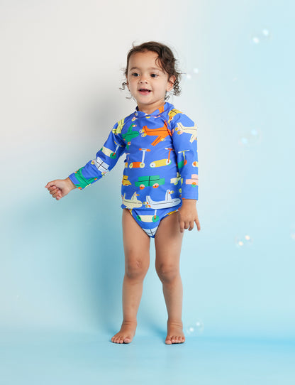 Long Sleeve Rash Vest / Beep Beep