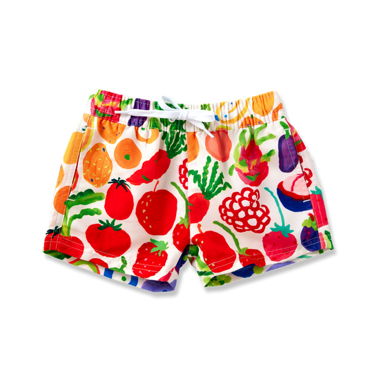 Kids Boardshorts Eat The Rainbow