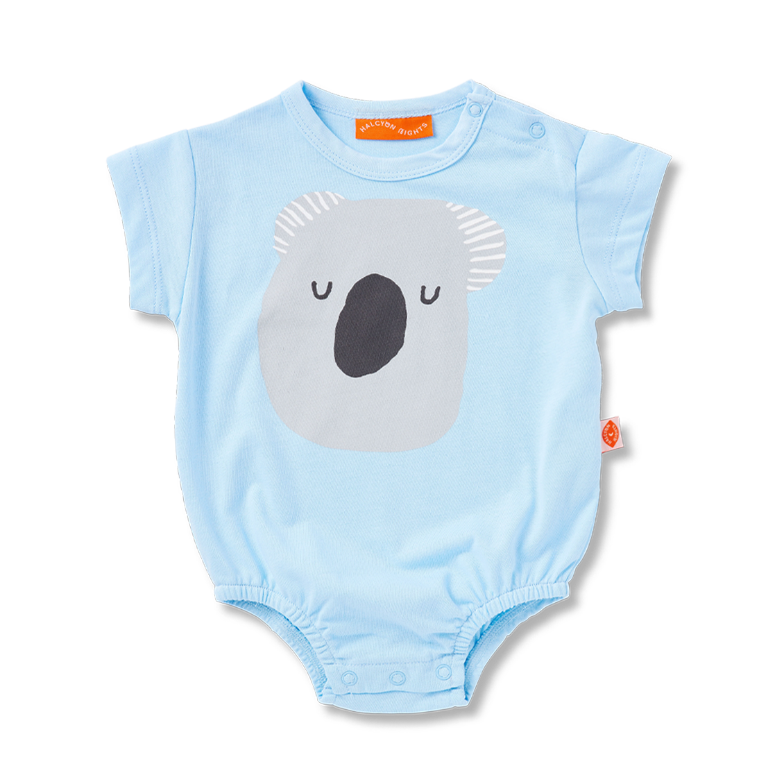 Koala Blue Short Sleeve Bodysuit