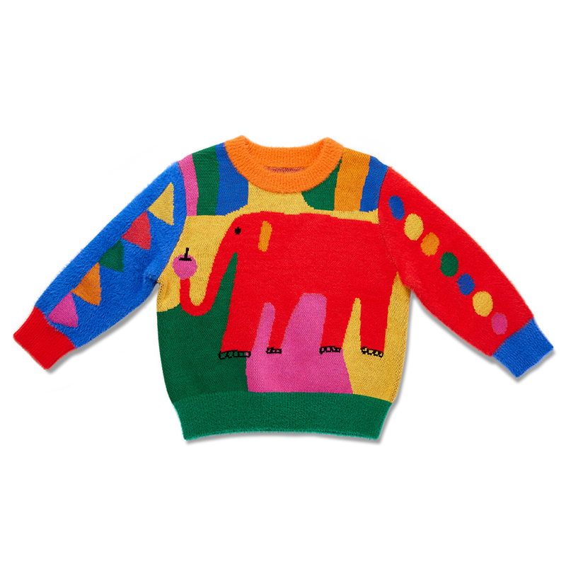 Halcyon Nights Cotton Knit Jumper - Rusty Roo
