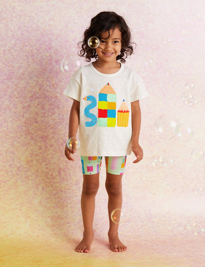 Scribble Squad Kids Bike Shorts