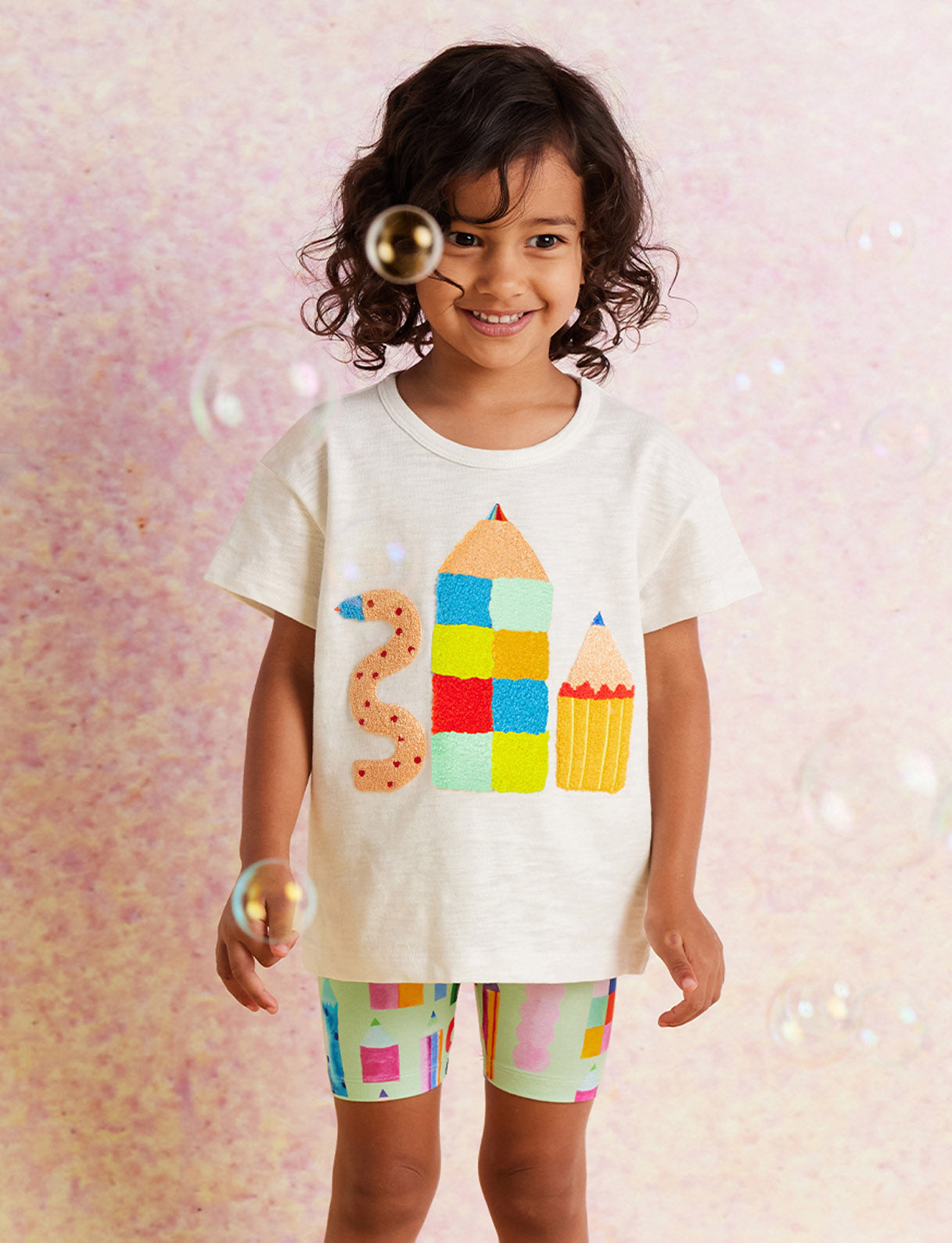 Scribble Squad Kids Bike Shorts