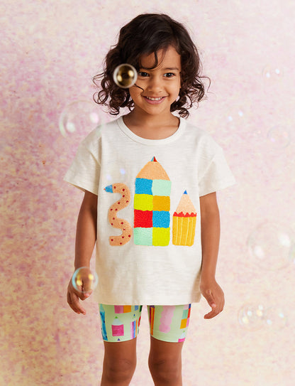 Scribble Squad Kids Bike Shorts