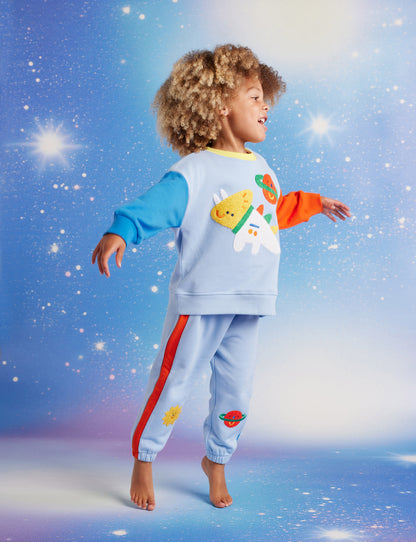 Fleece Track Pant / Dinos In Space