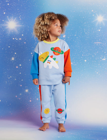 Fleece Track Pant / Dinos In Space
