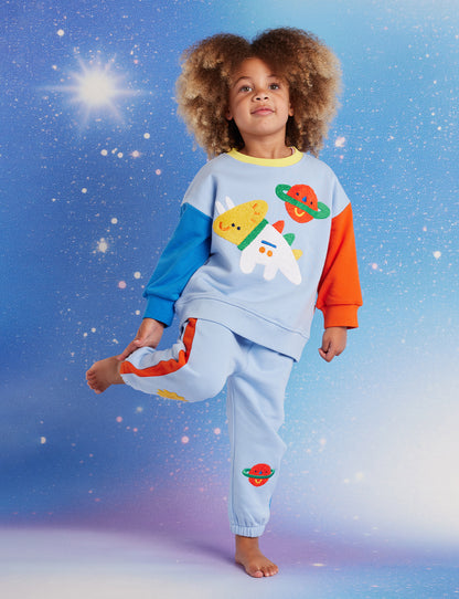Fleece Sweater / Dinos In Space
