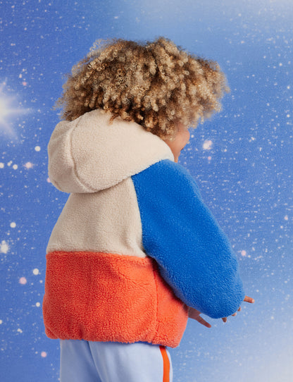 Reversible Puffer Jacket / Dinos In Space