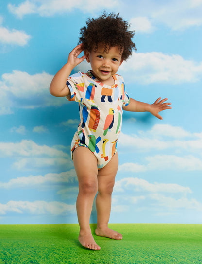 Flamin' Galahs Short Sleeve Bodysuit