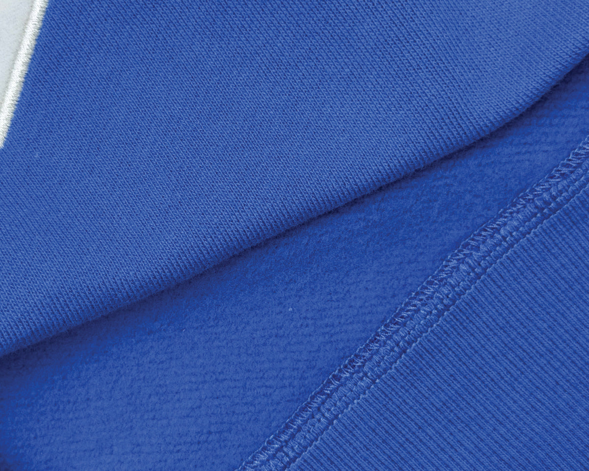 100% cotton fleece — a rare choice