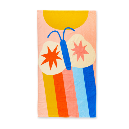 Beach Towel / Flutterby