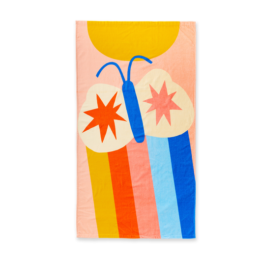 Beach Towel / Flutterby