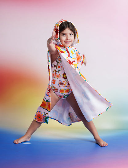 Poncho Towel / Flutterby