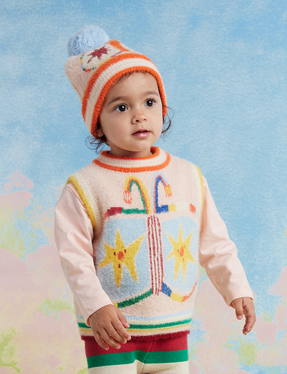 Fluffy Knit Beanie / Flutterby