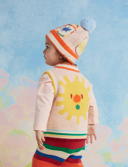 Fluffy Knit Vest / Flutterby