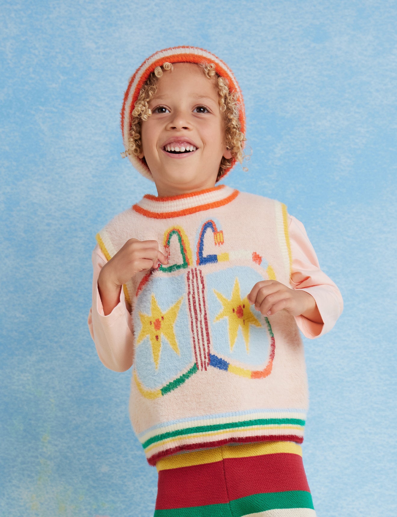 Fluffy Knit Vest / Flutterby