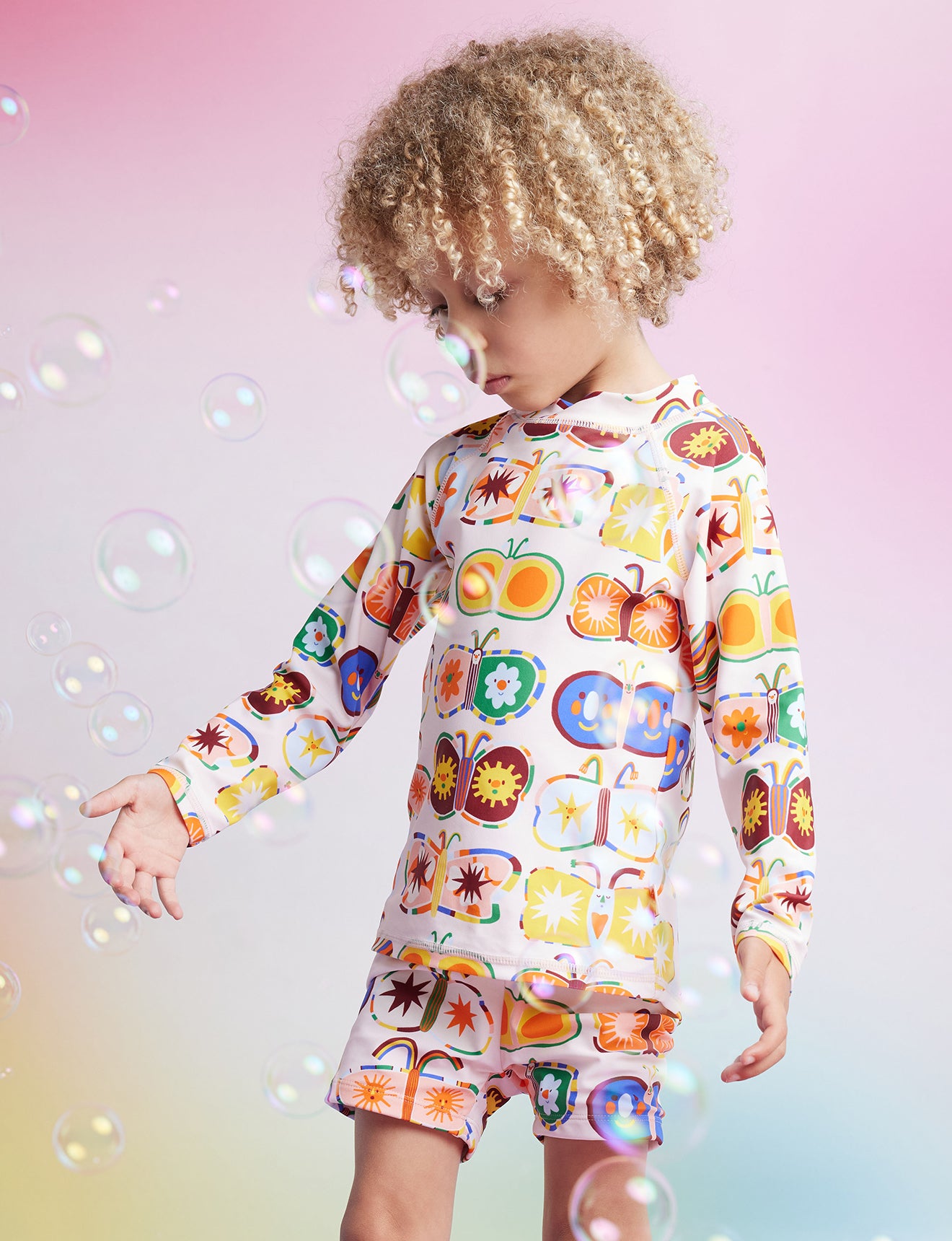 Long Sleeve Rash Vest / Flutterby