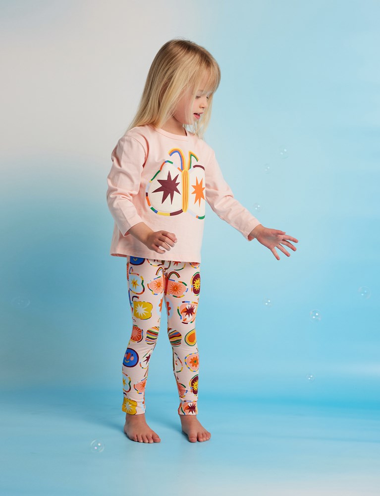 Cotton Long Sleeve T Shirt / Flutterby