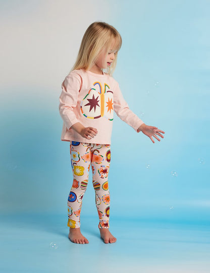 Cotton Long Sleeve T Shirt / Flutterby