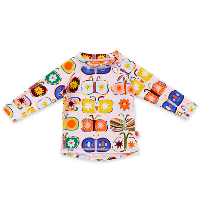 Long Sleeve Rash Vest / Flutterby