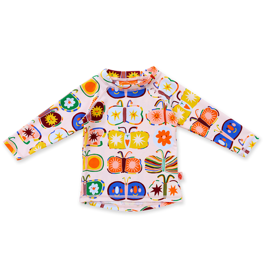 Long Sleeve Rash Vest / Flutterby