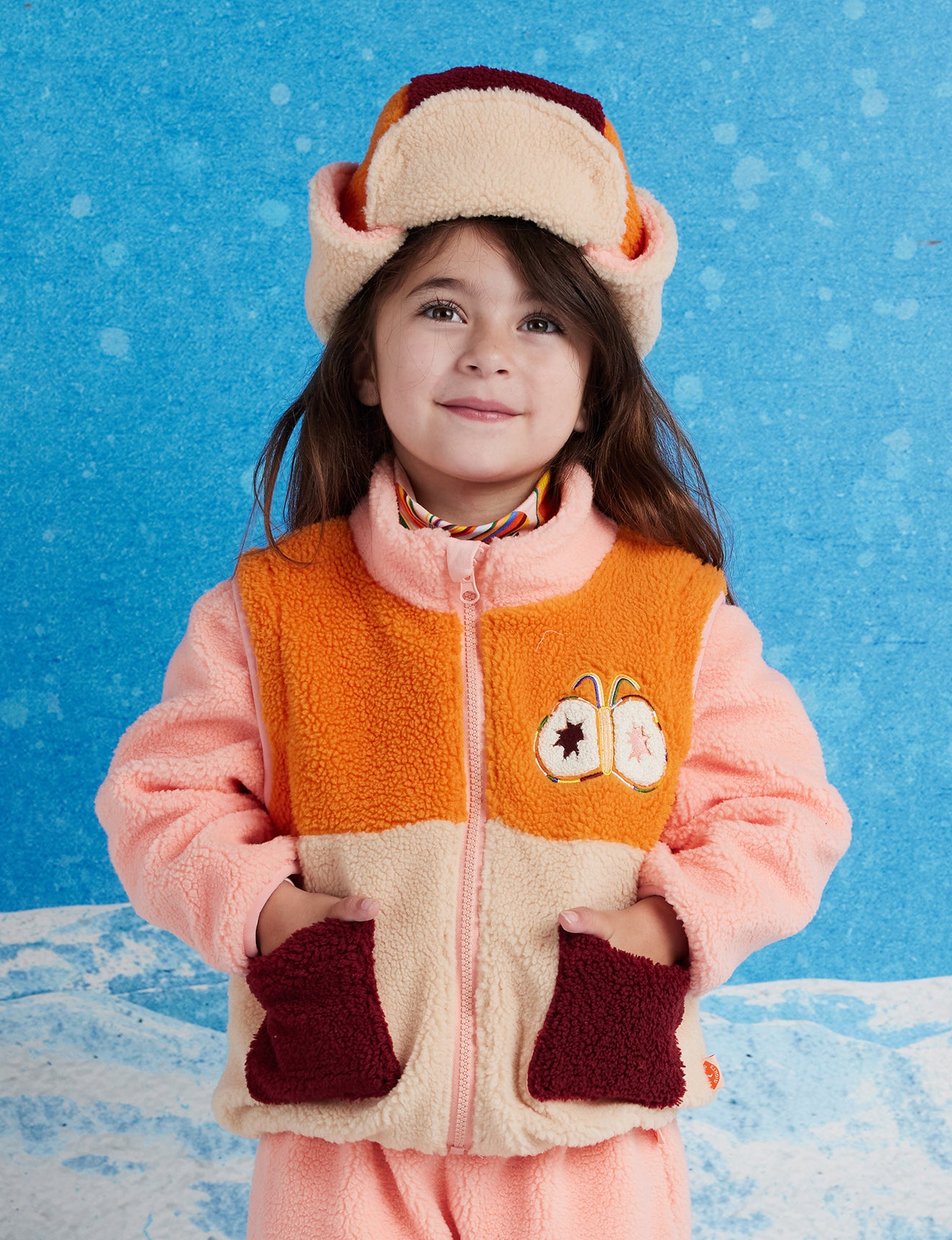 Sherpa Jacket Vest / Flutterby