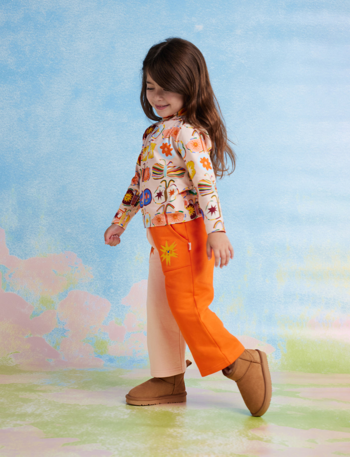 Flutterby skivvy & leggings set