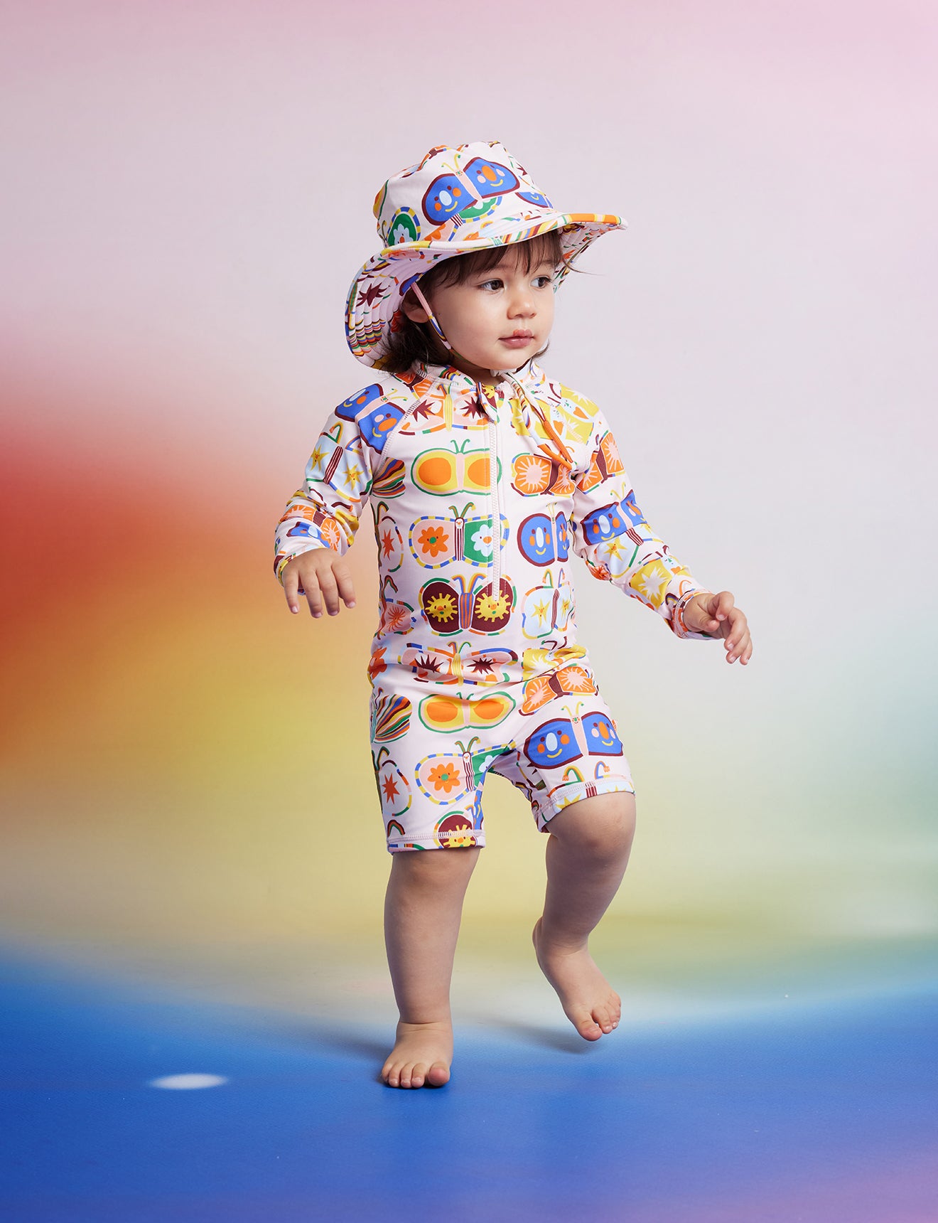 Swim Bucket Hat / Flutterby