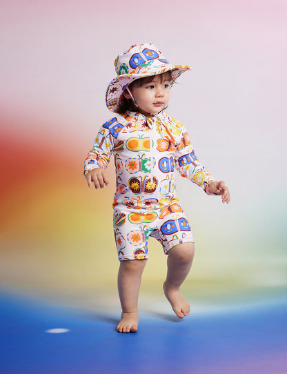 Swim Bucket Hat / Flutterby