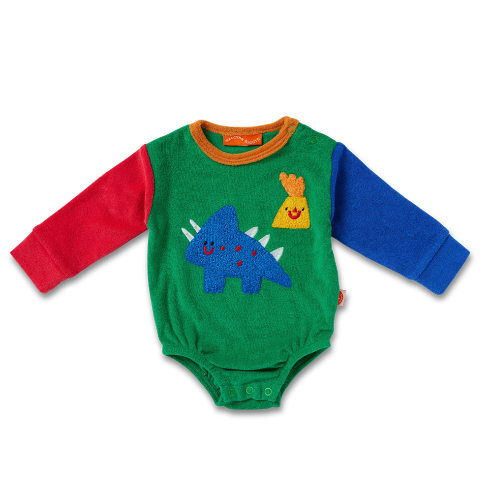 Dino Days Terry Long Sleeve Bodysuit