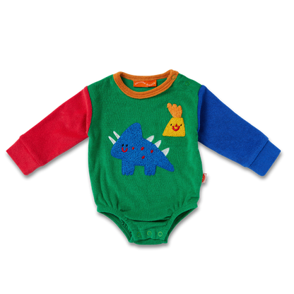 Dino Days Terry Long Sleeve Bodysuit