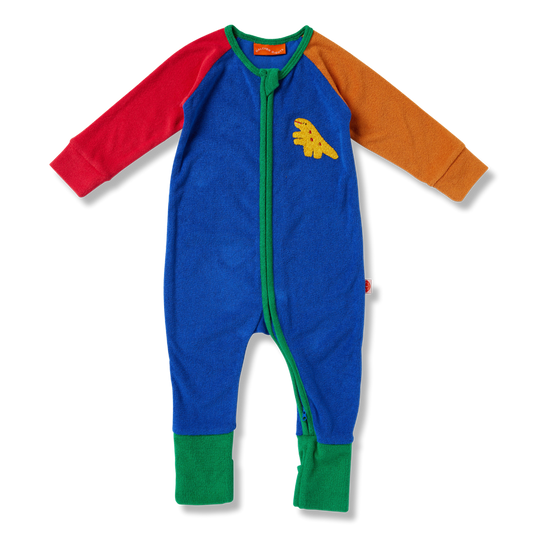 Dino Days Terry Long Sleeve Romper
