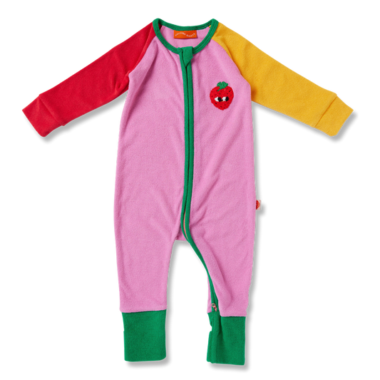 Happy Harvest Terry Long Sleeve Romper