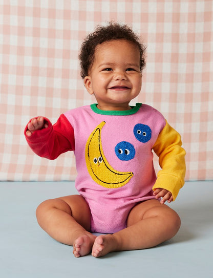 Happy Harvest Terry Long Sleeve Bodysuit