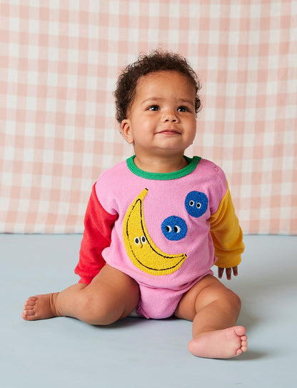 Happy Harvest Terry Long Sleeve Bodysuit