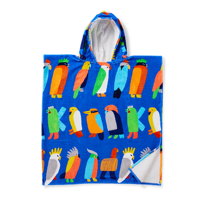 Kids Hooded Towel Flamin' Galahs