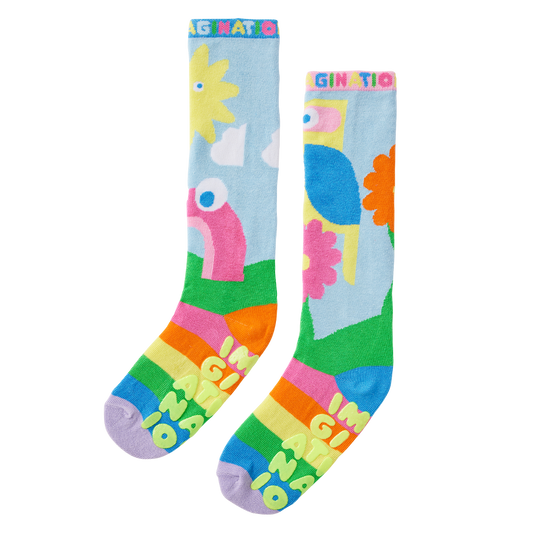 Imaginationation X Halcyon Nights Knee High Grip Socks