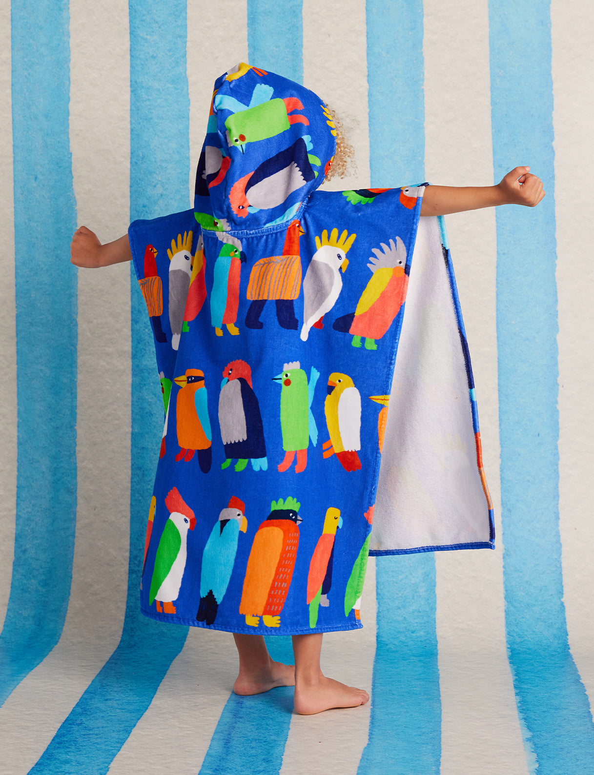 Kids Hooded Towel Flamin' Galahs