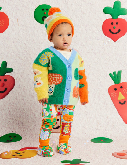 Pocket Patch Knit Cardigan