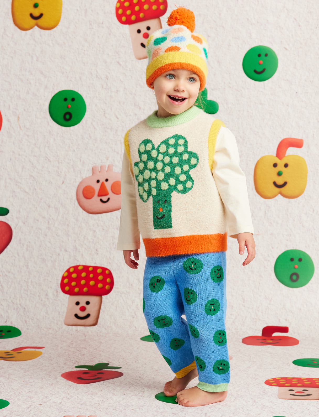 Pocket Patch Knit Beanie