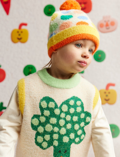 Pocket Patch Knit Beanie