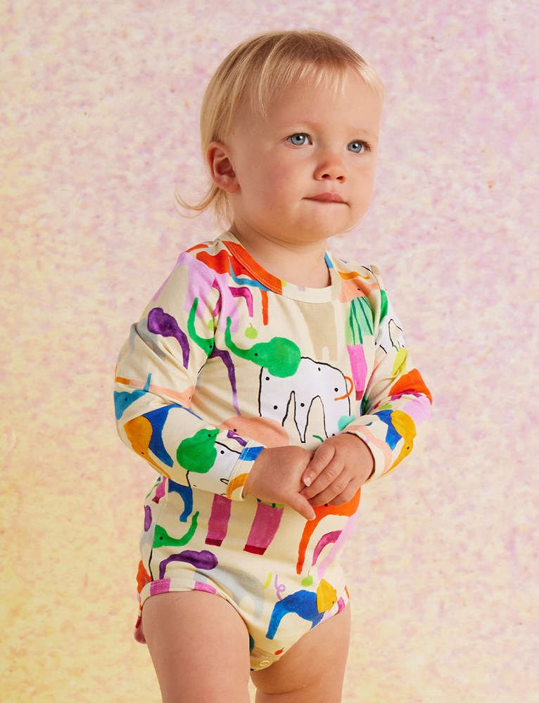 Happy Herd Long Sleeve Bodysuit
