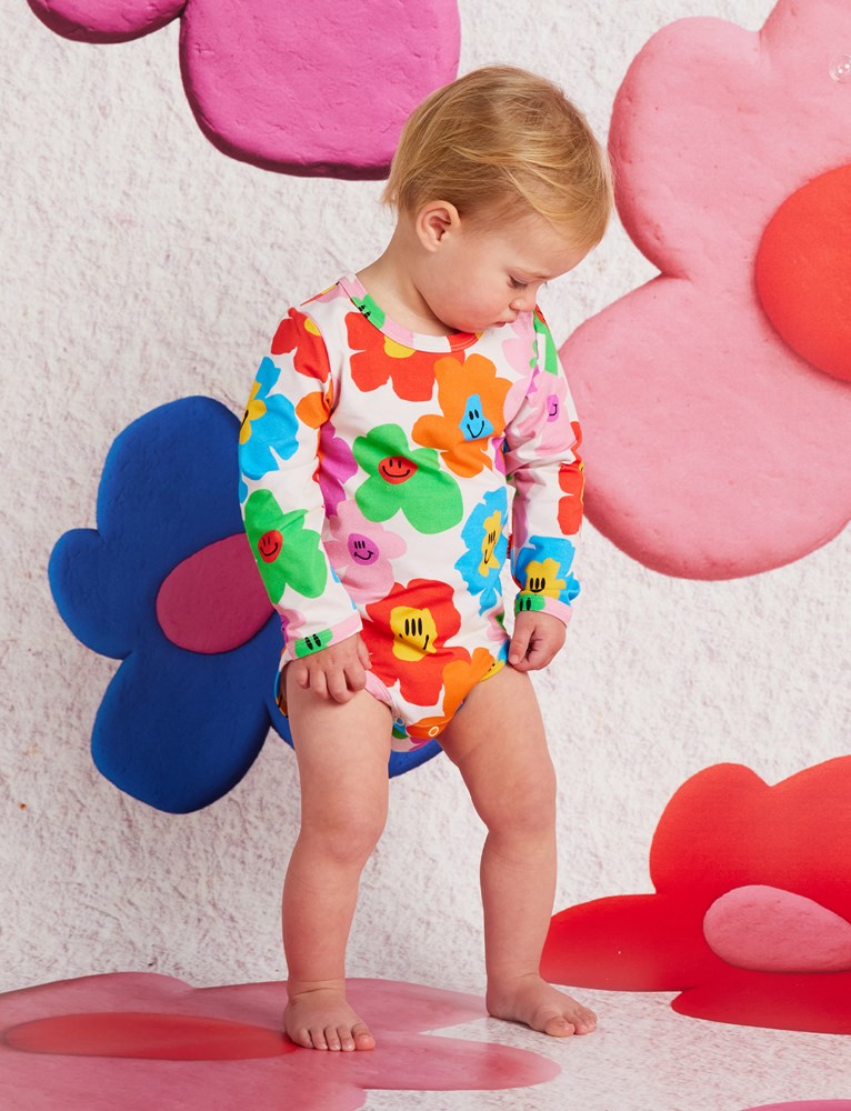 Hej Blomma! Long Sleeve Bodysuit