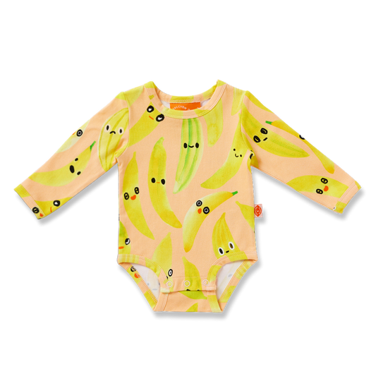 Peel Party Long Sleeve Bodysuit
