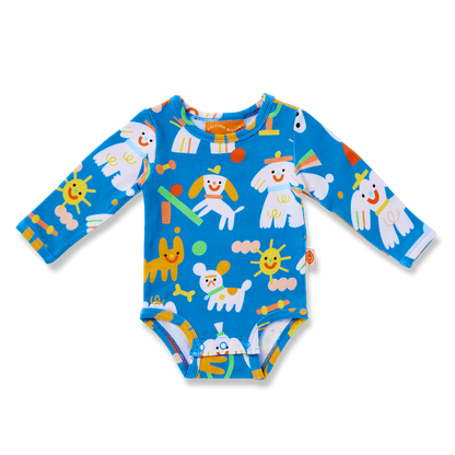 Puppy Park Long Sleeve Bodysuit