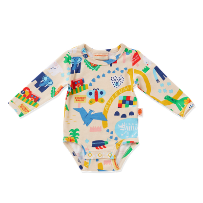 Trail Of Treasures Long Sleeve Bodysuit