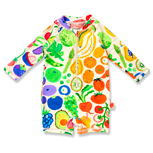 Long Sleeve Rash Suit Eat The Rainbow